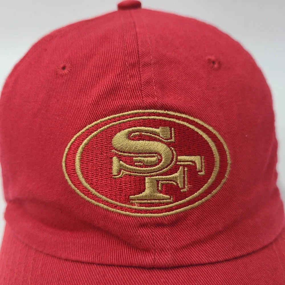 San‎ Francisco 49ers Hat Strapback (Fits Small) Fanatics Red Gold NFL Football